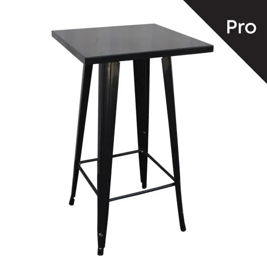 RELIX Bar Table-Pro 60x60 Metal Antique Black