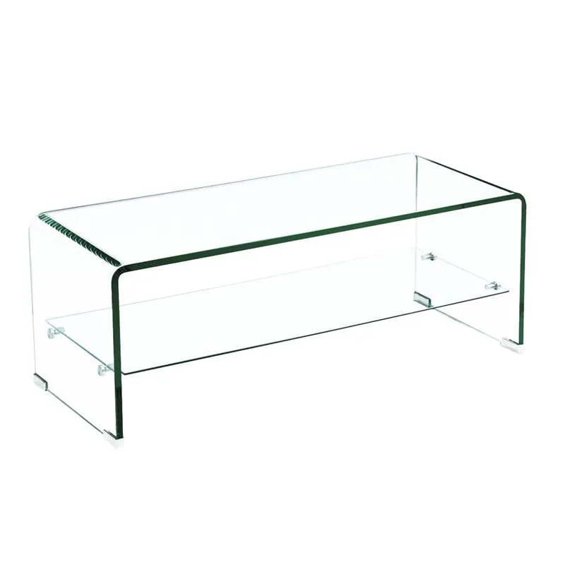GLASSER Τραπεζάκι Σαλονιού Καθιστικού Ράφι 12/8mm