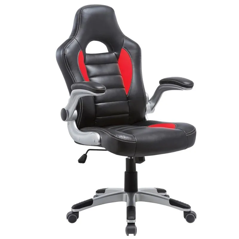 BF7950-A Bucket Manager Armchair Pu Black/Red