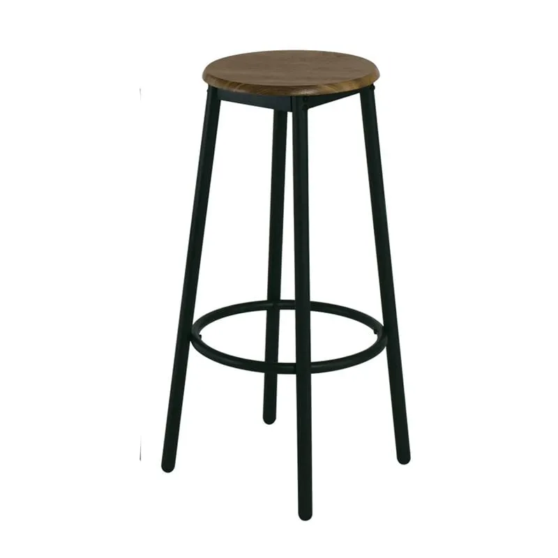 MAYER BAR Stool Metal Anthracite/Antique Brown