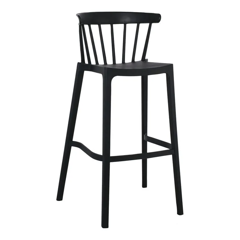 WEST Bar Stool PP-UV Black