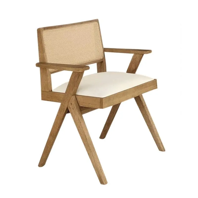 MEMORY Armchair Natural, Pu Cream