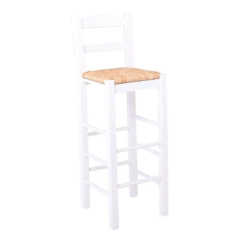 SIFNOS Bar Stool Impregnation Lacquer White