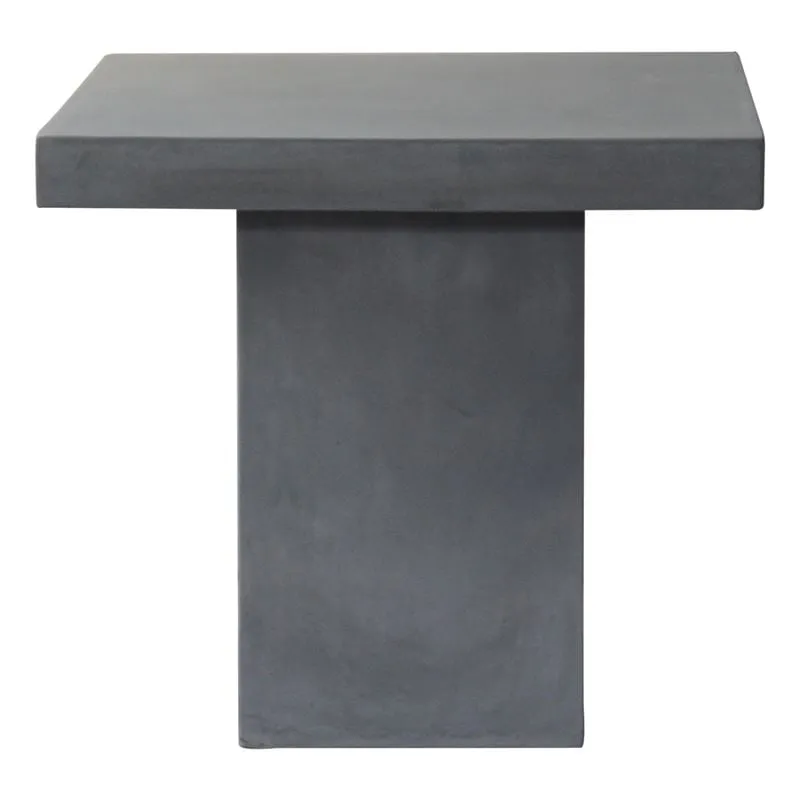 CONCRETE Cubic Table 80x80cm Cement Grey
