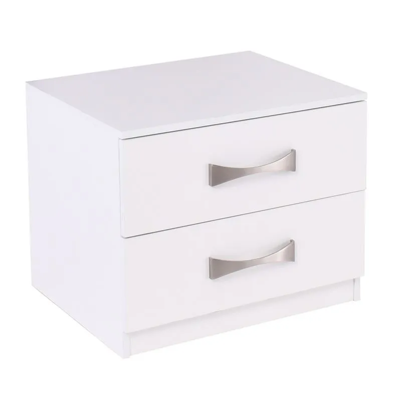 LIFE Bedside 48x40x39 White 2-Drawers