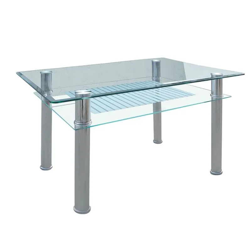 VERON Table 90x60cm Inox