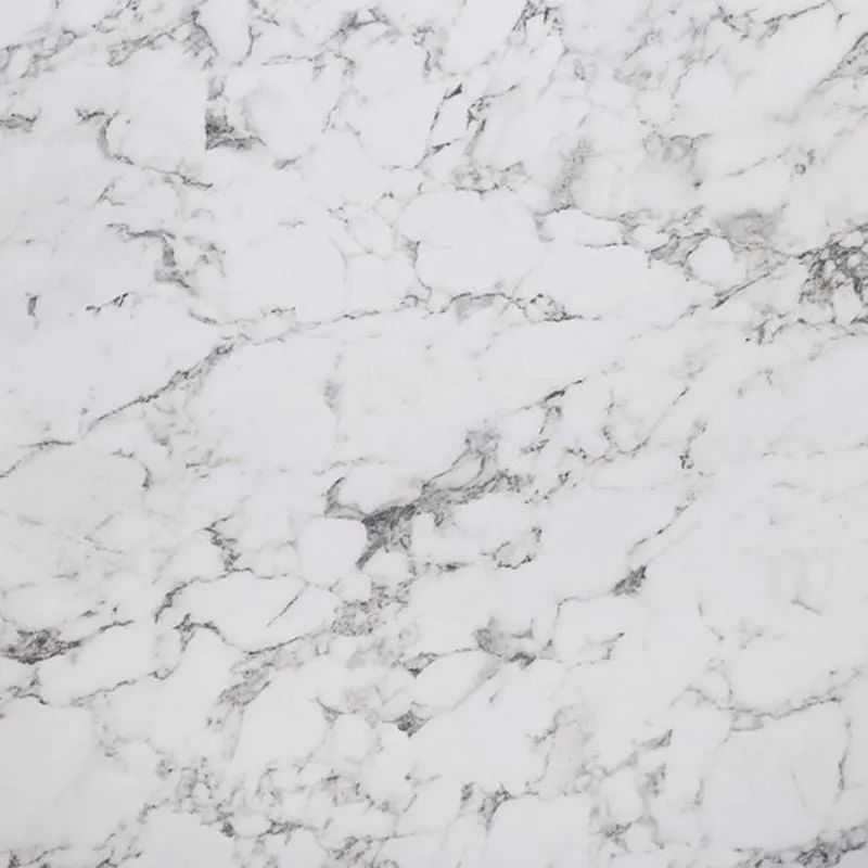 HPL Table Top 60x60cm/12mm White Marble (UV)