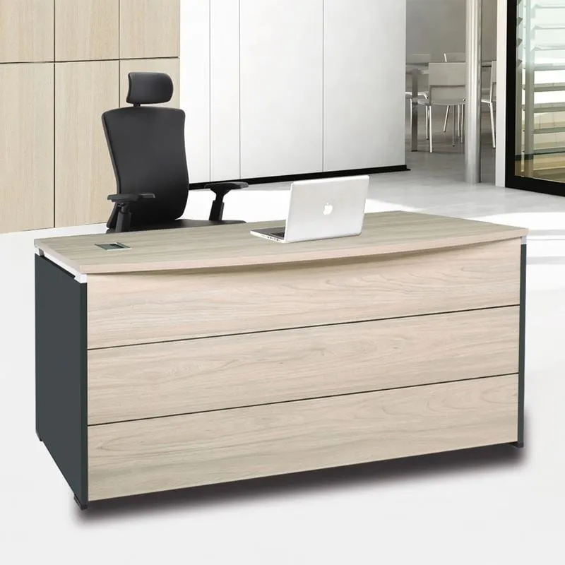PROGRESS Desk 180x80 Elm/Sky Grey