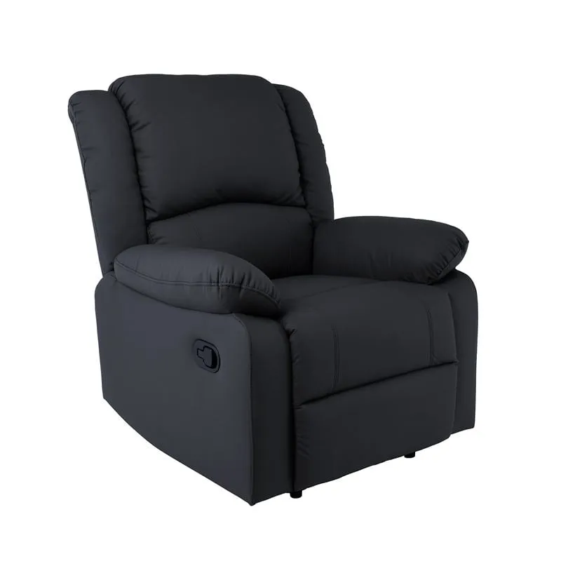 EVA Relax Armchair, Pu Black