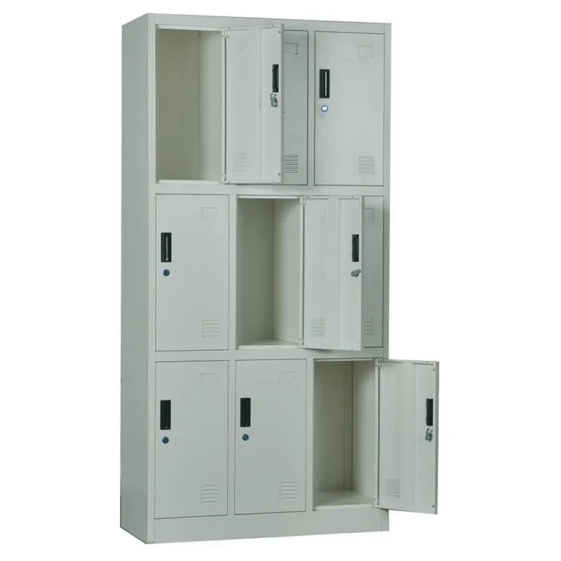 LOCKER 9 Θέσεων Φοριαμός - Ερμάριο, Μέταλλο Βαφή Γκρι