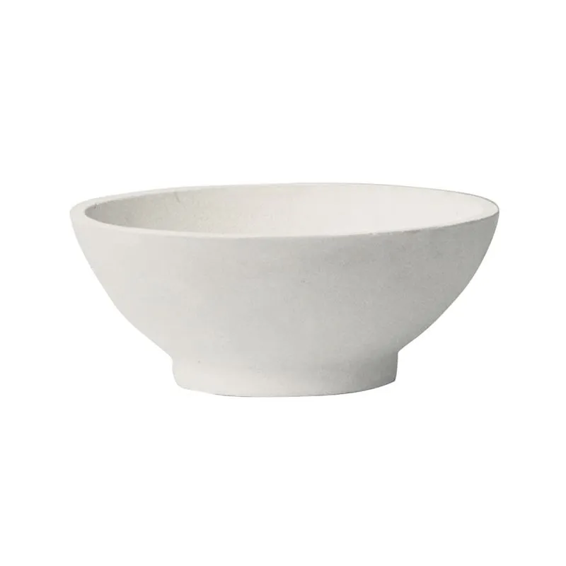 FLOWER POT-9 Milk White D.55x22cm