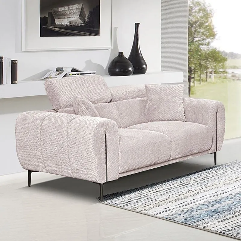 SEVILLE 2-Seater Sofa, Beige Fabric