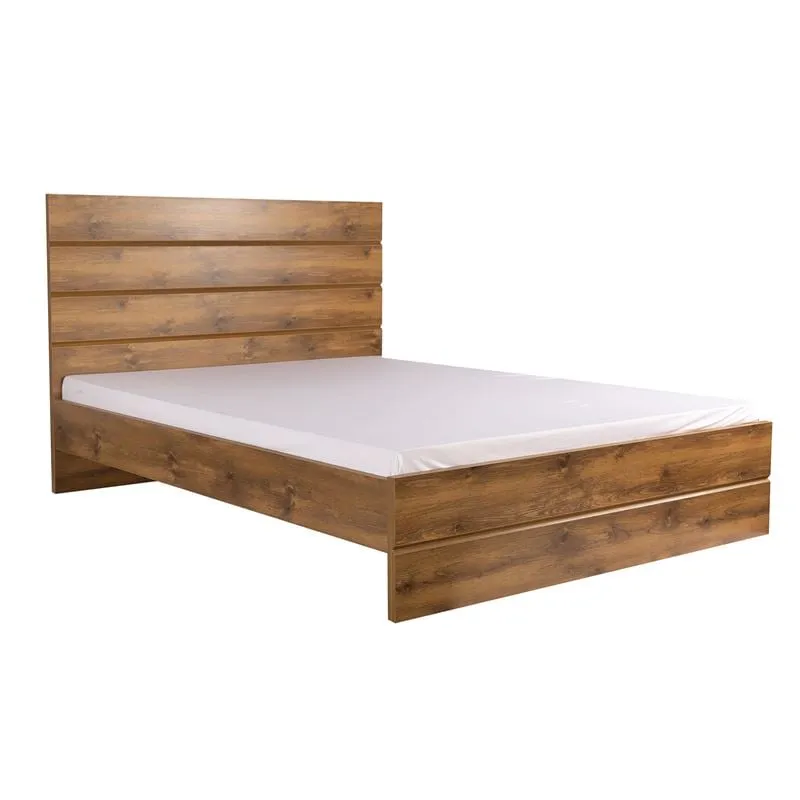 BORNEO Bed (for Mattress 150x200cm) Walnut