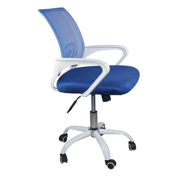 BF2101-SW (with relax) Office Armchair White/Mesh Blue