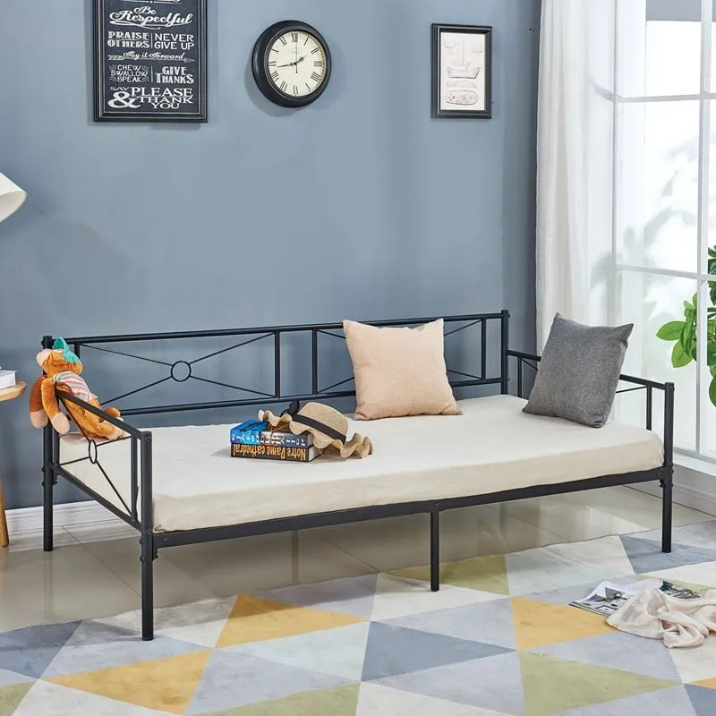 QUEEN Daybed 90x190cm Metal Black