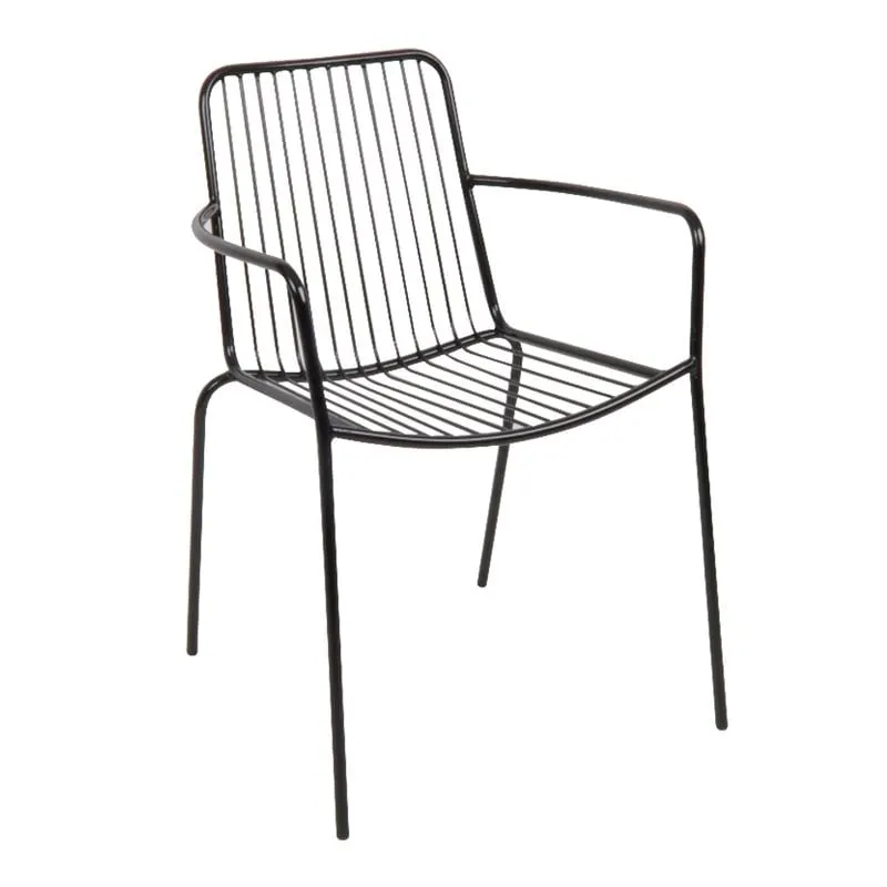 NEXUS Armchair Metal Black