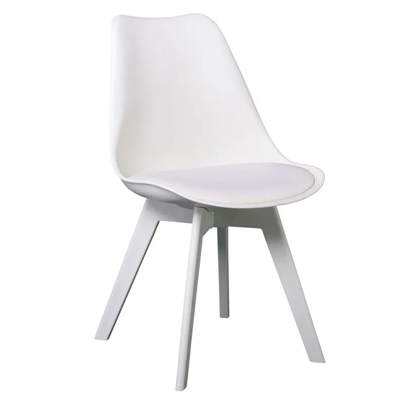MARTIN-II Chair PP White (assembled cushion)