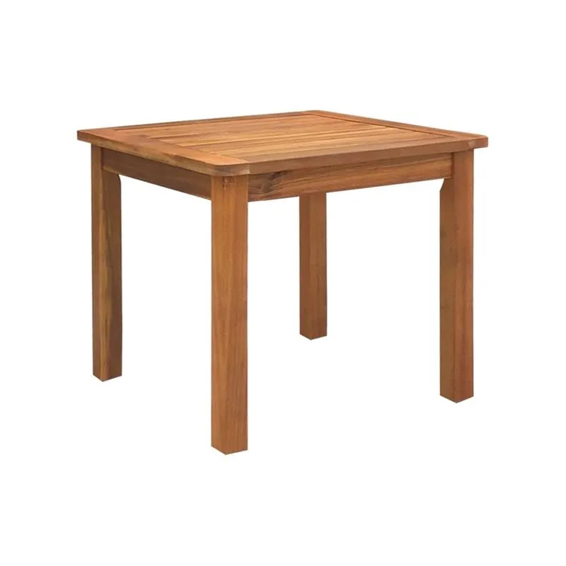 LUGANO Table 45x45 Acacia Natural Color