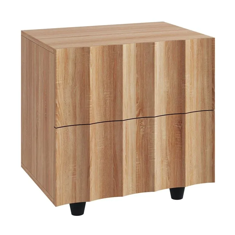MOTION Bedside 2-Drawers 48x40x50cm Natural