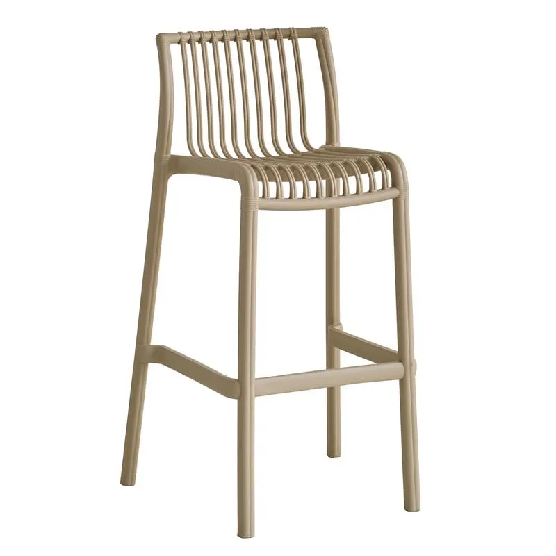 MODENA Stackable Bar Stool PP-UV Tortora