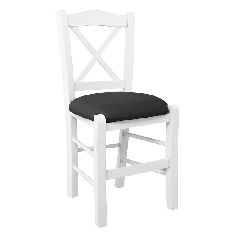 METRO Beech Chair Impregnation Lacquer White/Pu Black