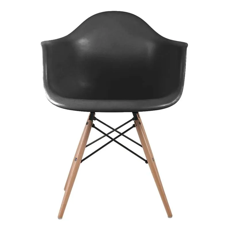 ALEA Wood Armchair PP Black