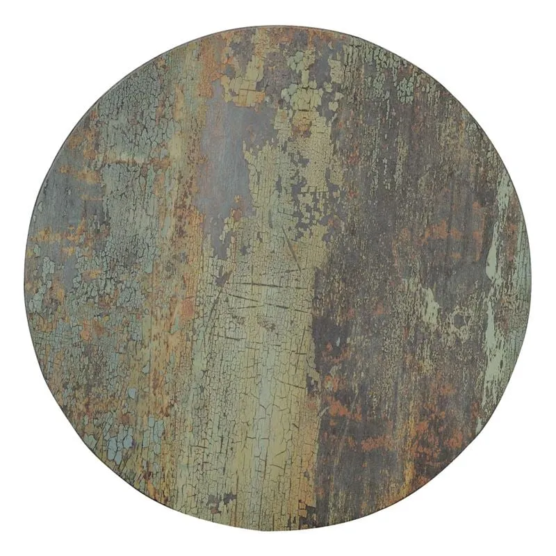 TABLE TOP Contract Sliq Supreme D.60cm/16mm Canyon P.Metal