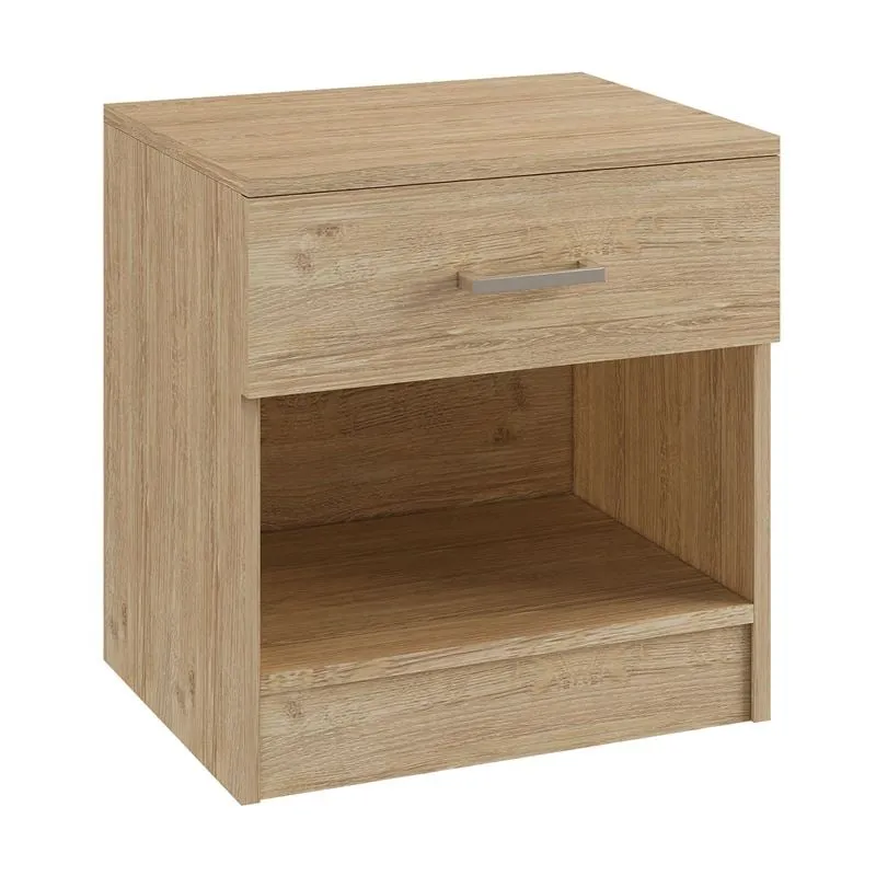 LIFE-W Bedside 1-Drawer 45x35x47cm Sonoma