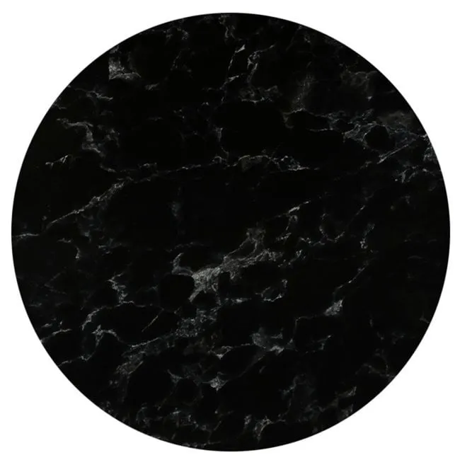 HPL (High Pressure Laminated) Επιφάνεια Τραπεζιού Απόχρωση Black Marble, UV