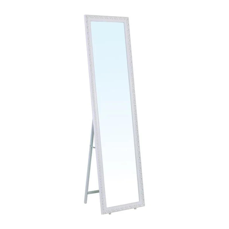 MIRROR Καθρέπτης Δαπέδου Τοίχου Γύψινος Antique White