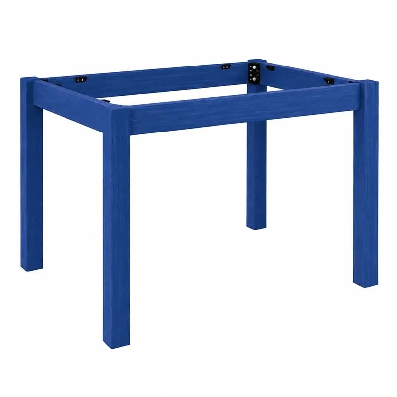 KAFENIOU Table Base 80x120 Impregnation Αniline Blue K/D