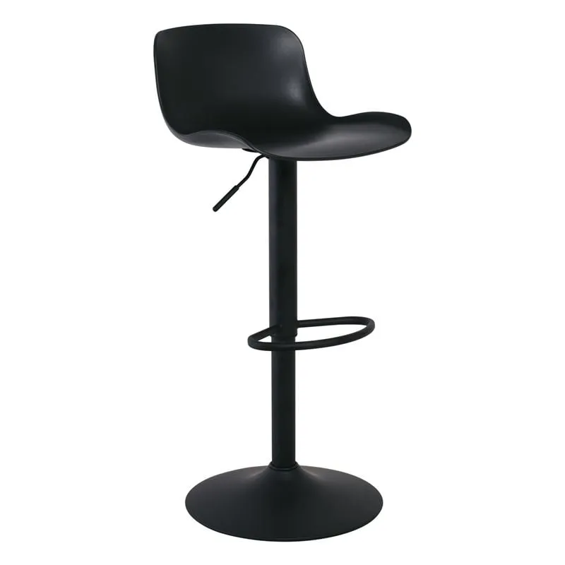 MOSS Bar Stool Metal/PP Black