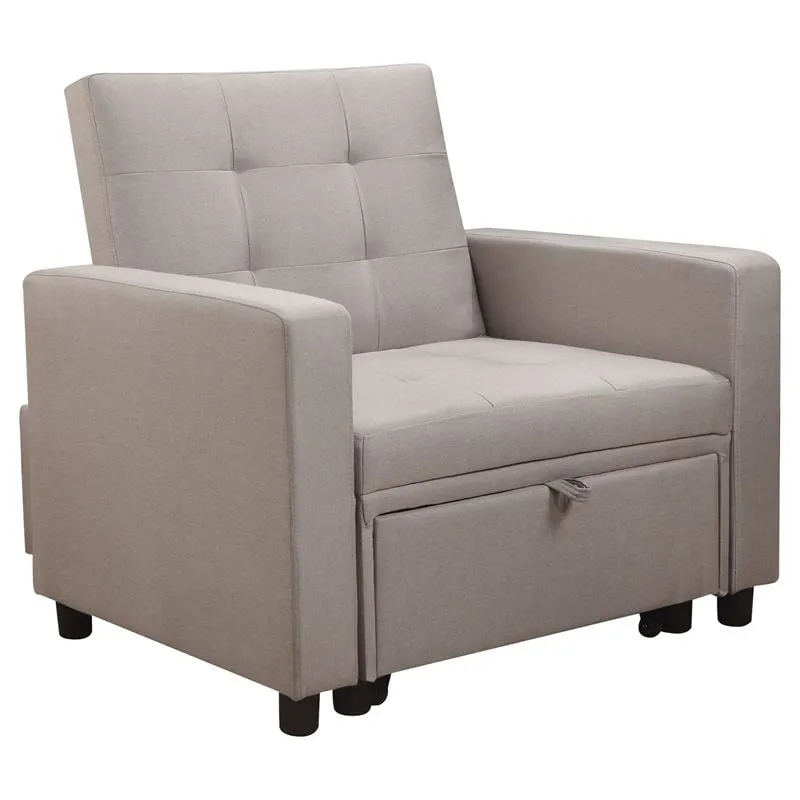 IMOLA Armchair Bed, Fabric Cappuccino