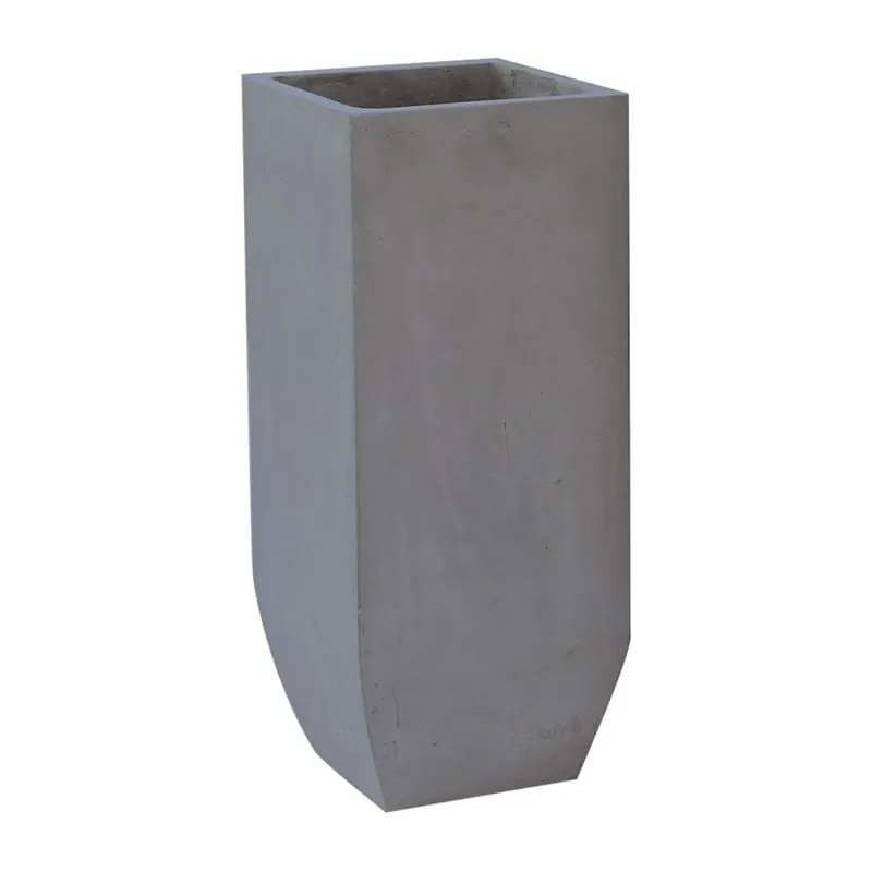 FLOWER POT-1 Fiber Cement Grey 25x25x60cm