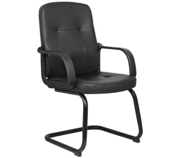BF1300V Office Visitor Armchair Black Pu