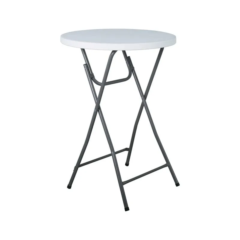 BLOW Catering Round Folding Bar Table D.80cm White