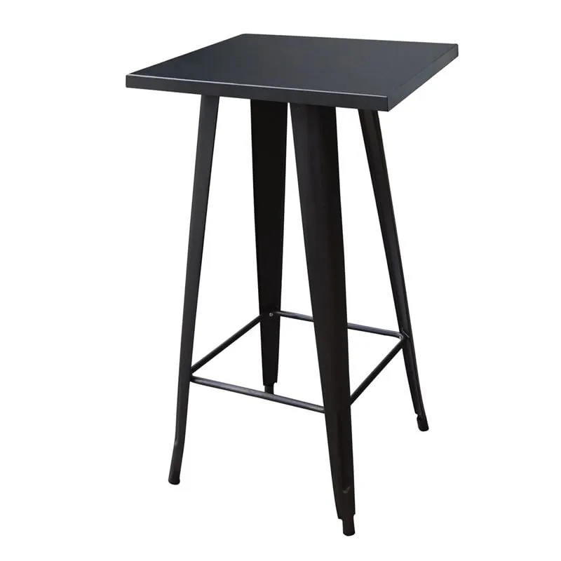 RELIX Bar Table 60x60 Metal Black