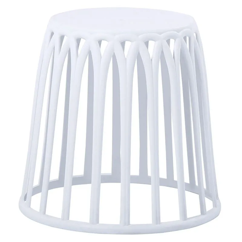 SABA Stacking Stool PP-UV White