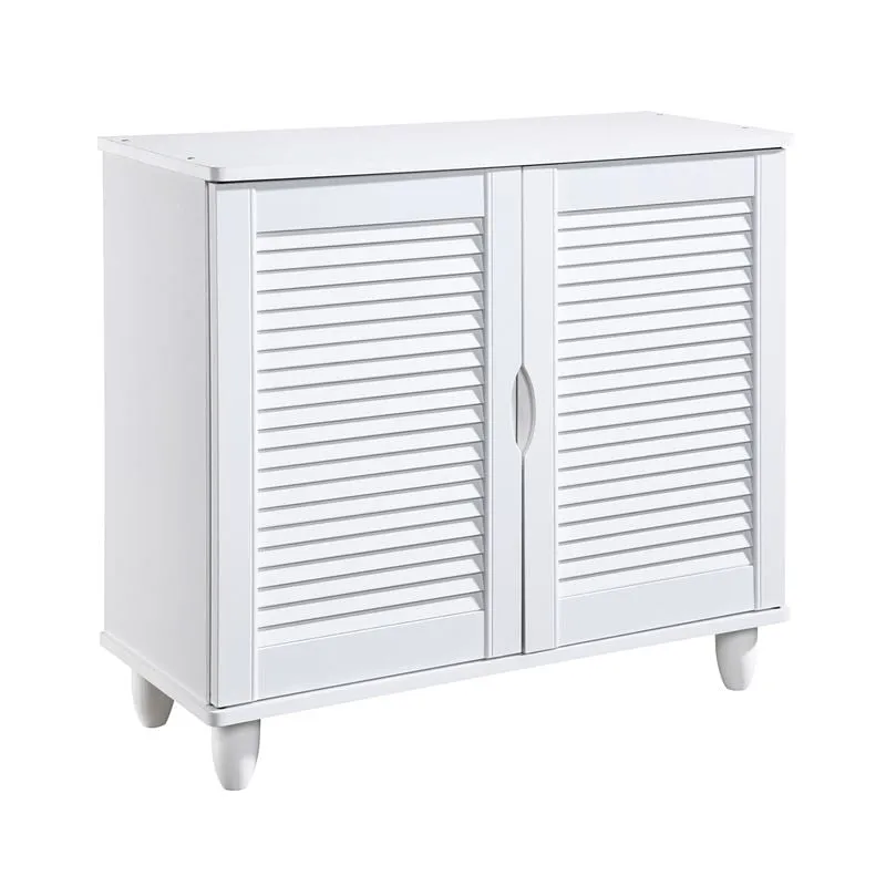 SHOE CABINET 2 Doors 77x33x70cm White
