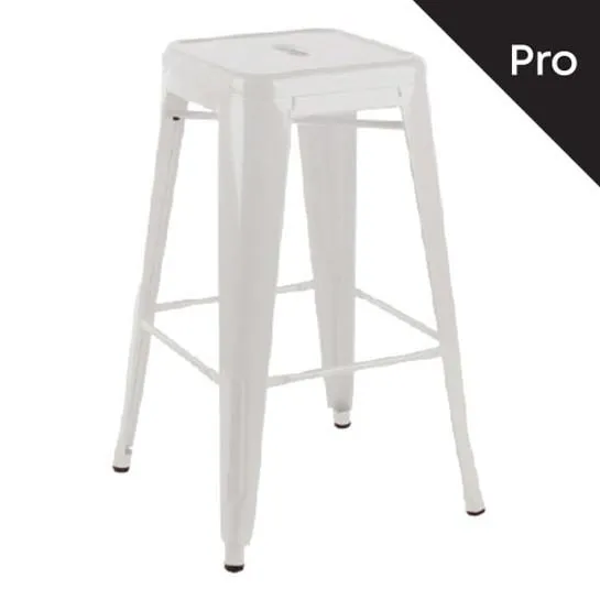 RELIX Bar Stool-Pro H.67 Metal White