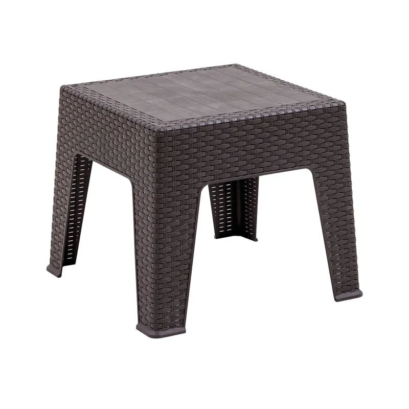 RATTAN Side Table PP-UV Brown