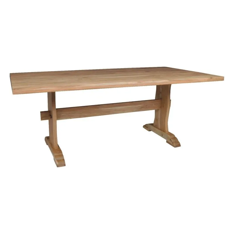 WESTERN Dining Table 200x100 Acacia Natural Finish