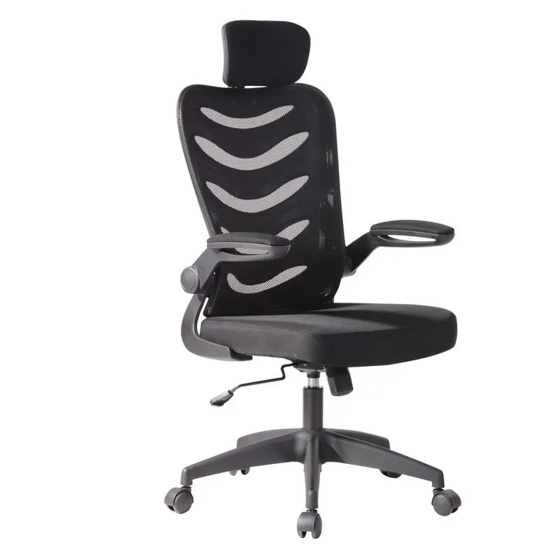 BF2940 Manager Armchair Black Mesh/Fabric