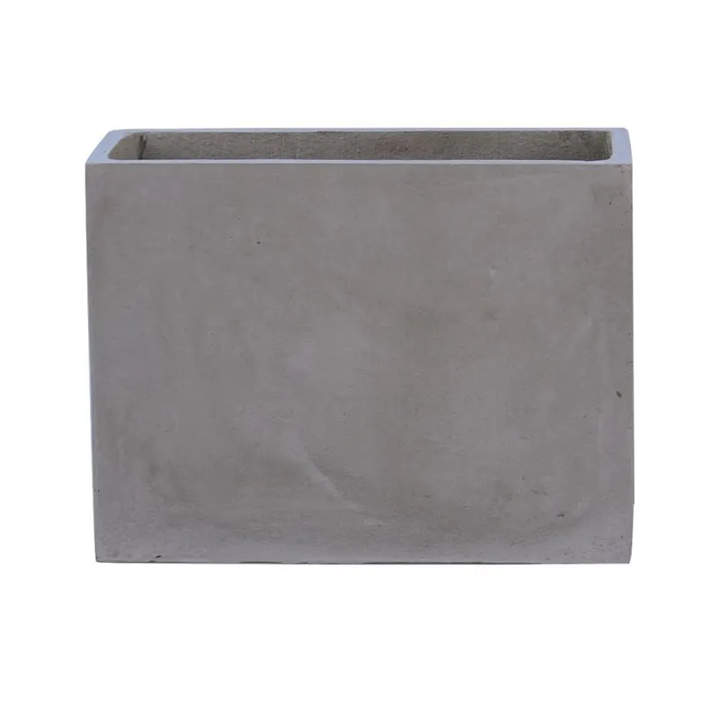 FLOWER POT-2 Fiber Cement Grey 70x40x50cm