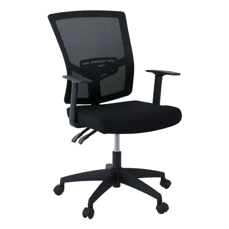 BF2910 Office Armchair Black Mesh/Fabric