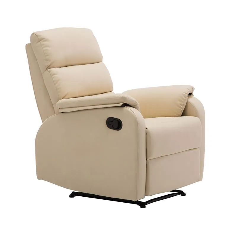 COMFORT Relax Armchair, Pu Beige