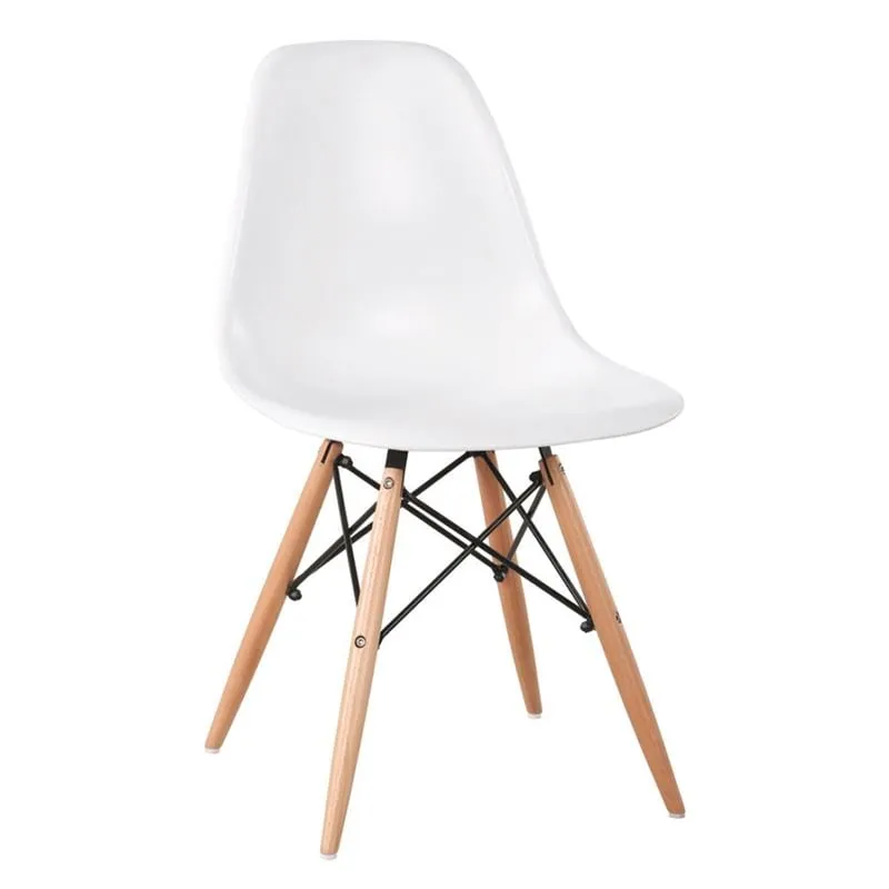 ART Wood Chair (Full K/D) PP White