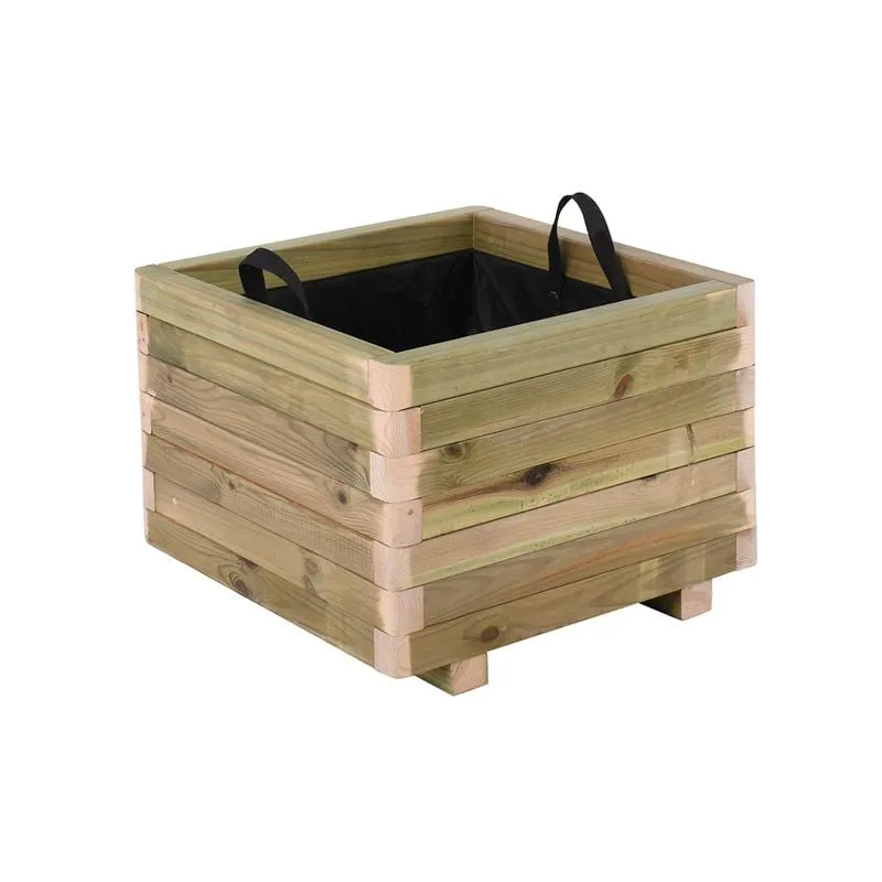 FLOWER POT WOOD, Impregnated Pine 50x50x36cm