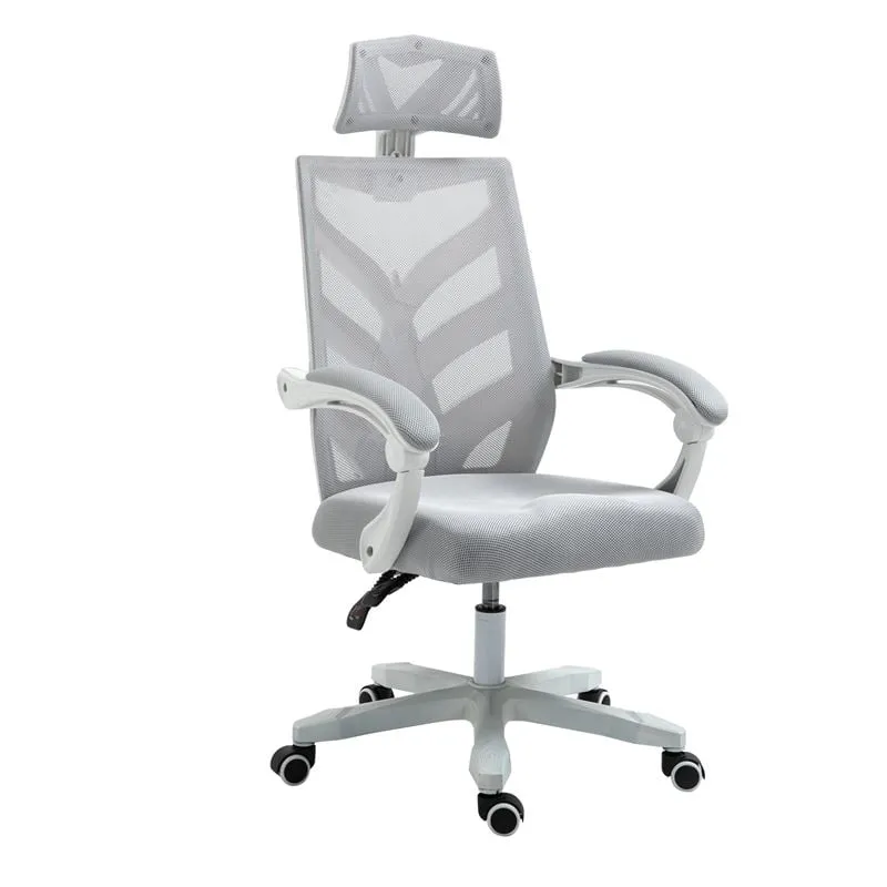 BF2985 White Manager Armchair Mesh Grey