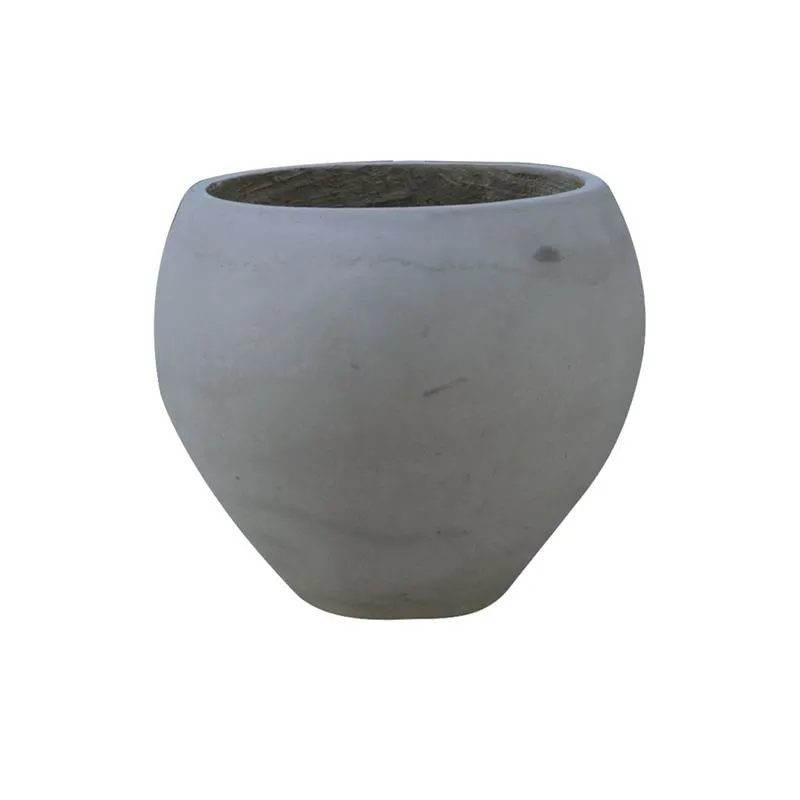 FLOWER POT-5 Fiber Cement Grey Φ43x32cm